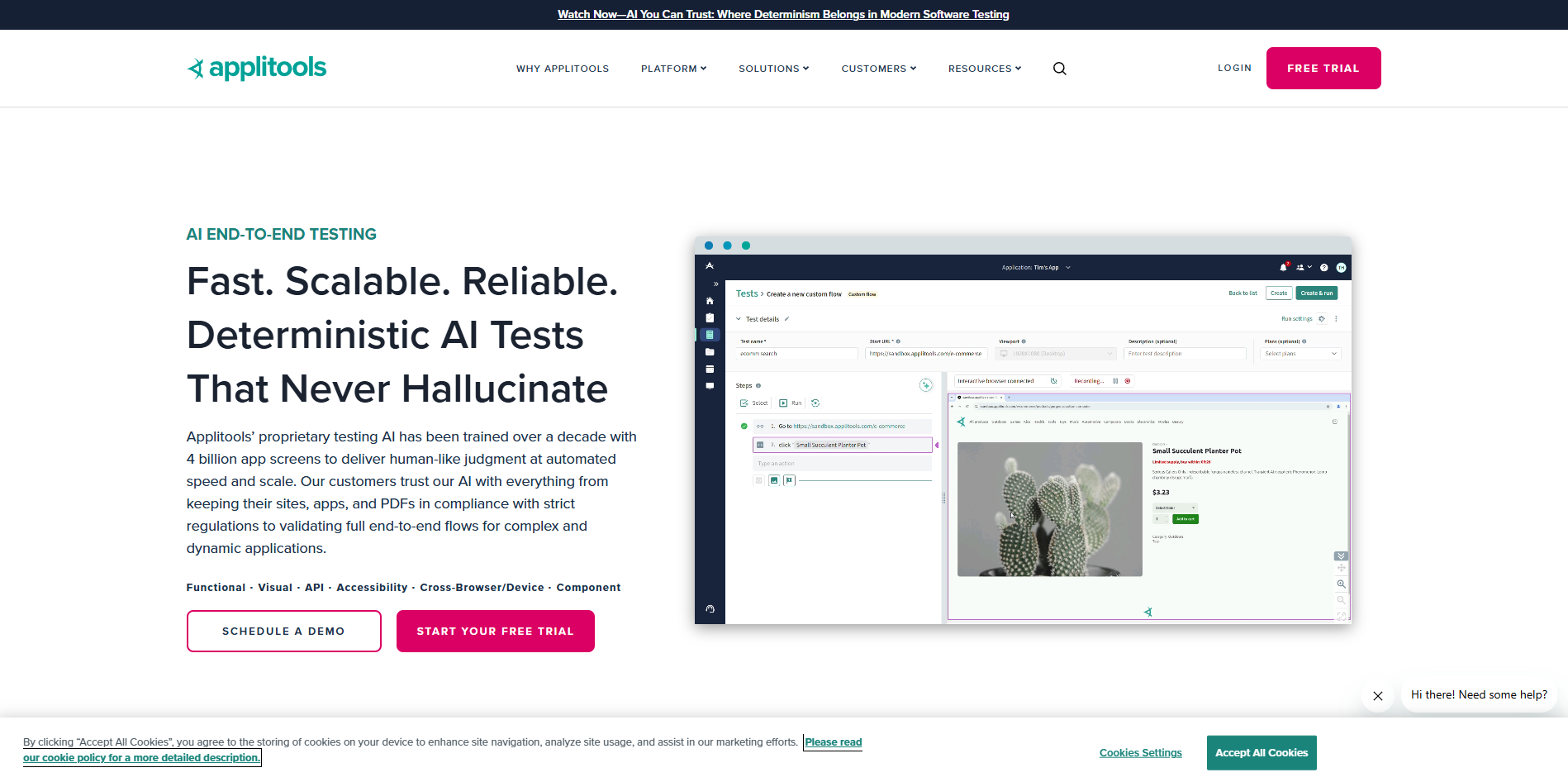 Applitools project