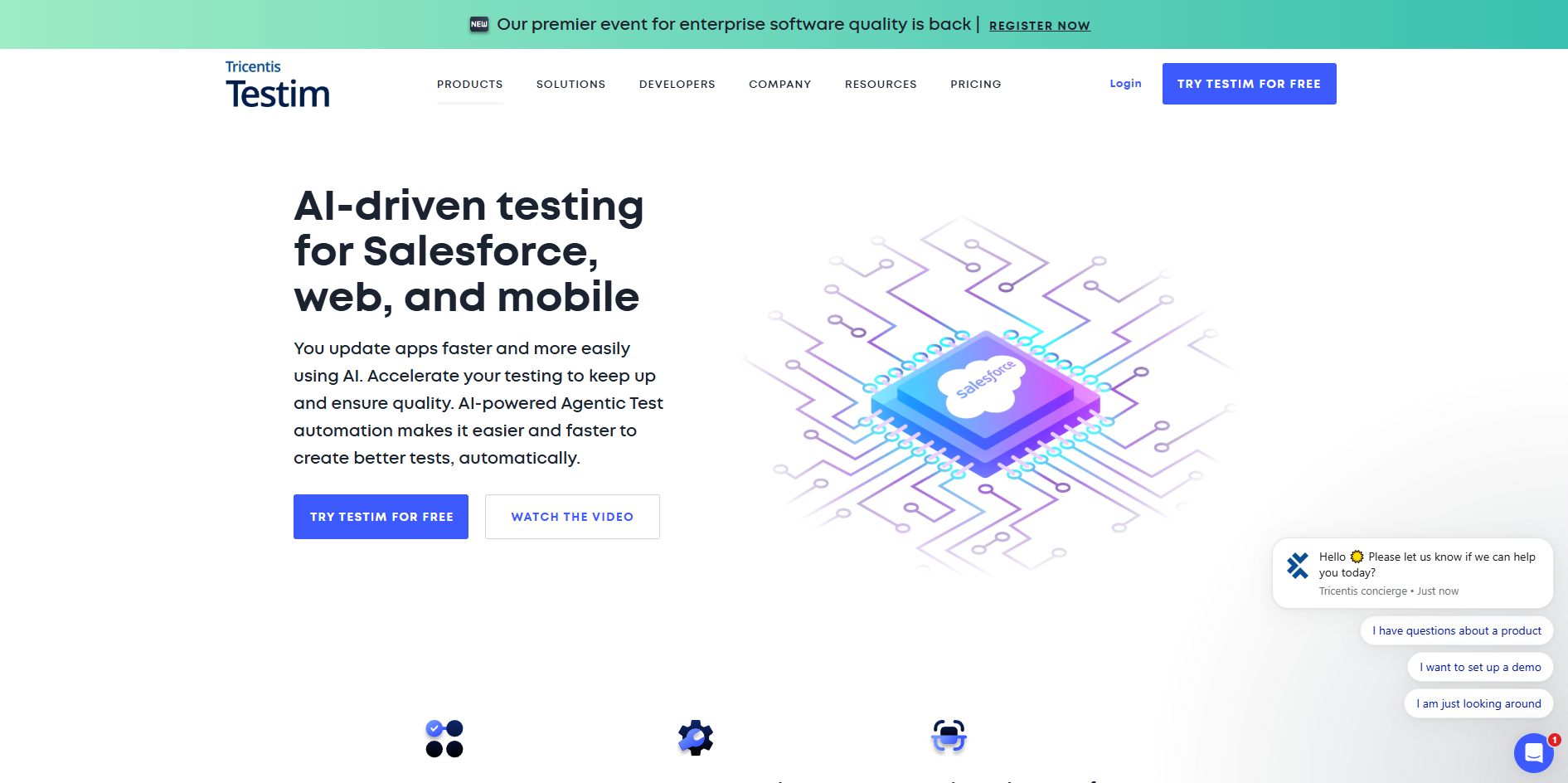 Testim project